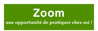 Zoom 
une opportunité de pratiquer chez soi !